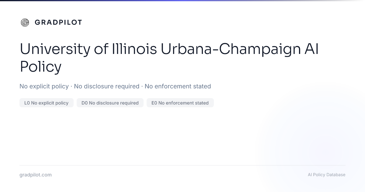 University of Illinois Urbana-Champaign AI Policy: Can You Use ChatGPT ...